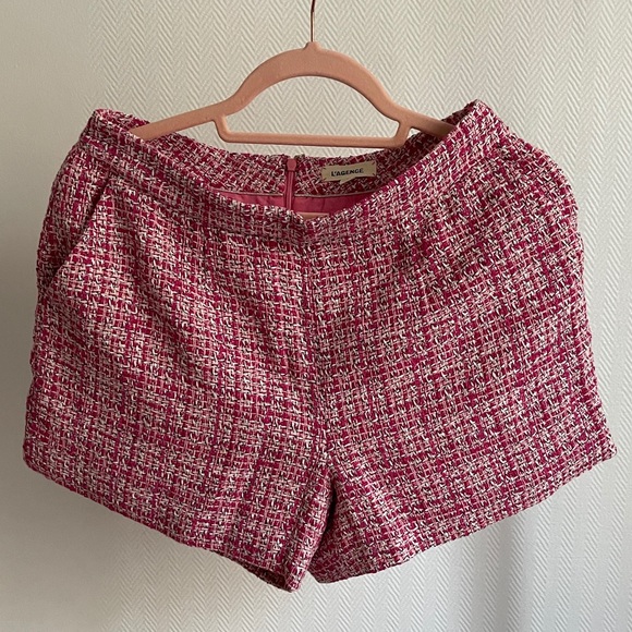 L'AGENCE Pants - L’agence tweed shorts, never worn